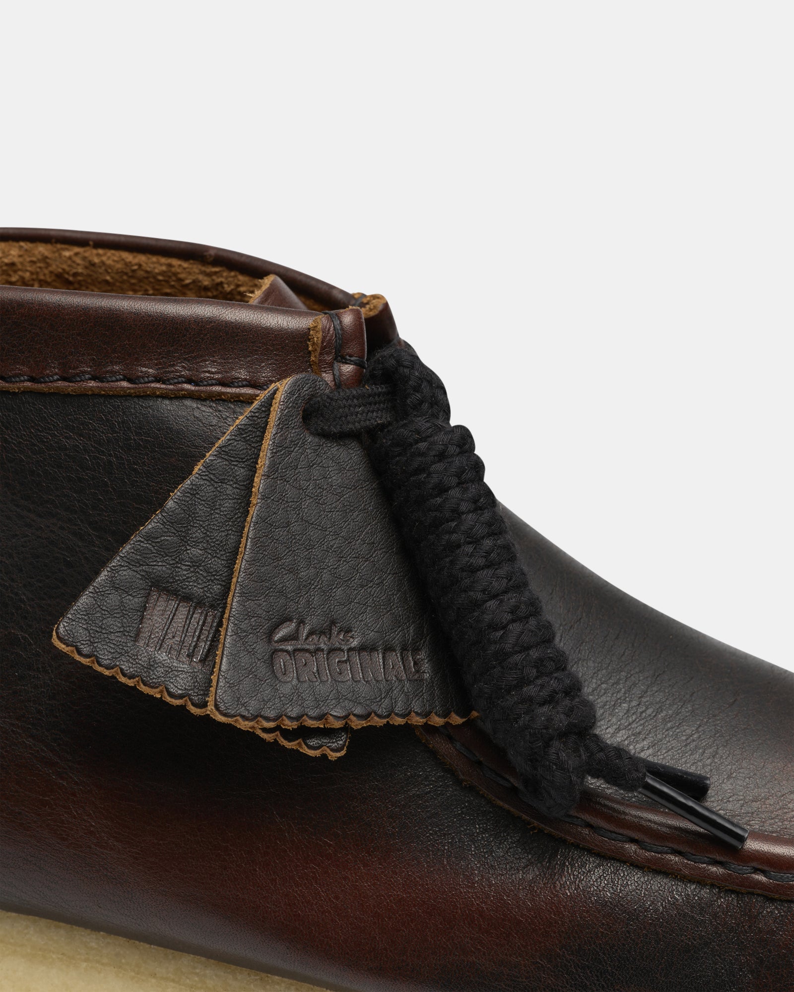 Wallabee Boot (m) Dark Tan Combi - Image 7