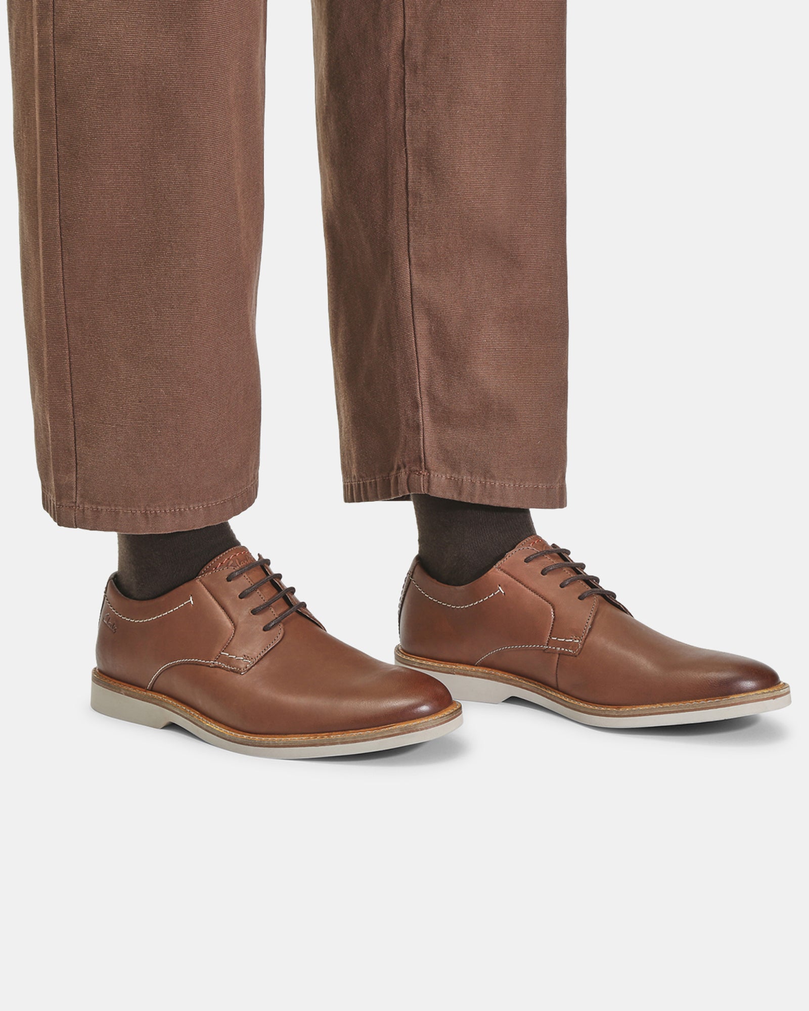 Atticus Ltlace Dark Tan Leather - Image 2