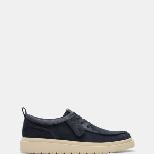 Polden Moc Navy Suede