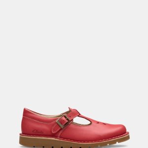 Joyful Skip Kids Red Leather