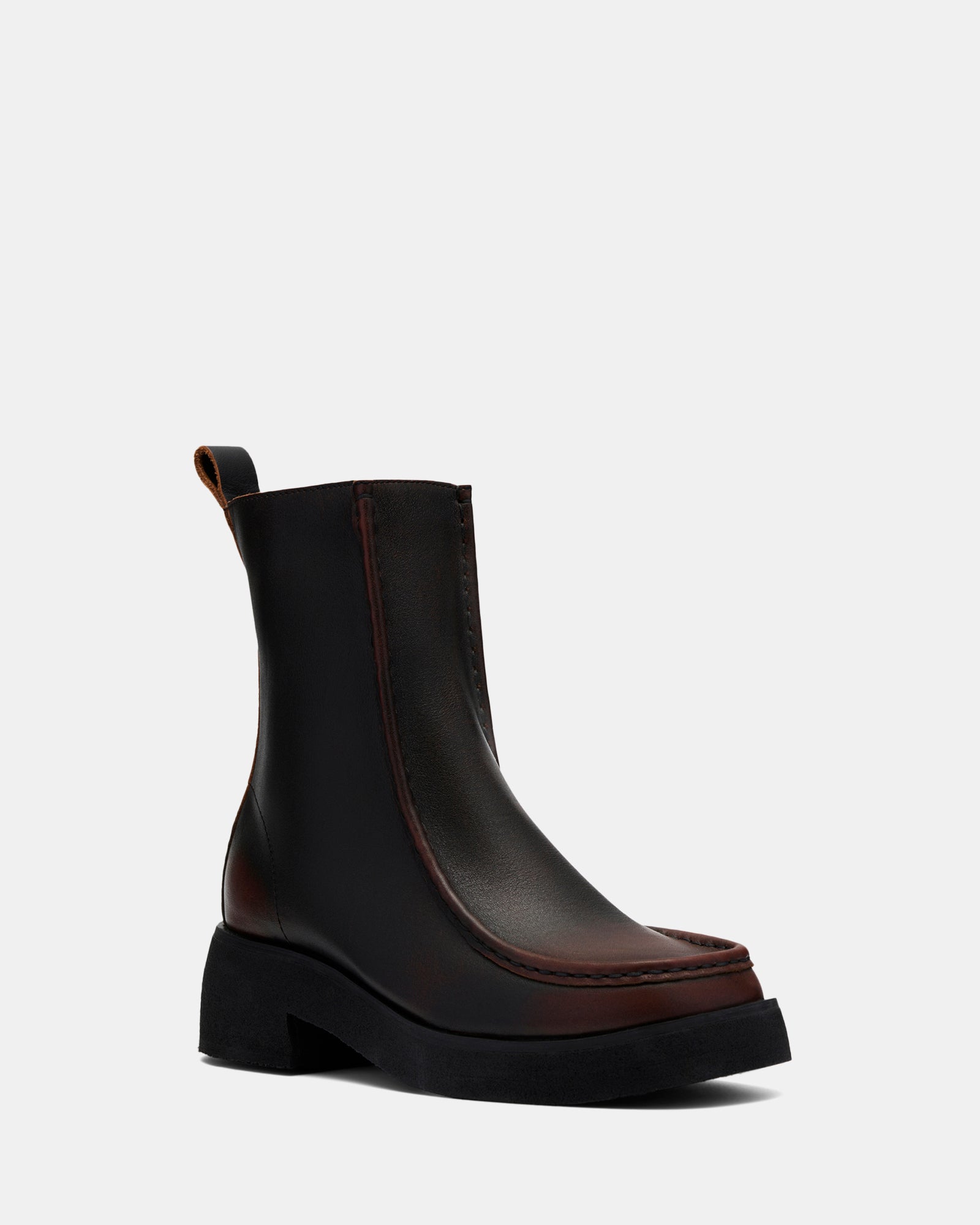 Effery Zip Brown Combi Leather - Image 2