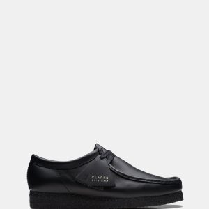 Wallabee (M) Black Leather