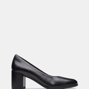 Freva55 Court Black Leather