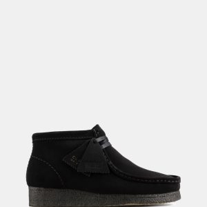 Wallabee Boot. (W) Black Suede