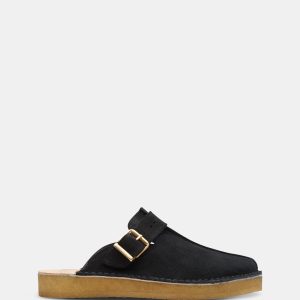 TREK MULE (M) Black Suede