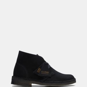 Desert Boot. (W) Black Suede