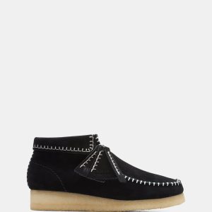 WALLABEE BOOT STITCH Black Suede