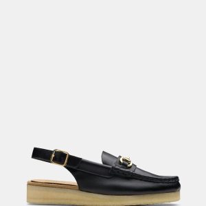 Wallabee Sling Black Leather