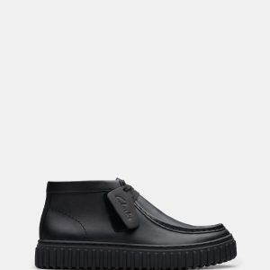 Tor Hill Older Kids Black Leather