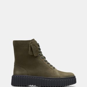 Torhill Rise Dark Green Nubuck