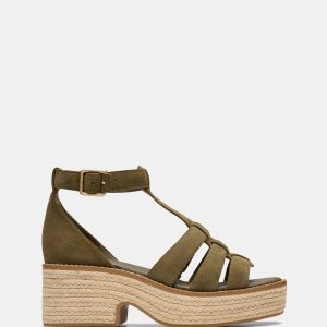 Coledale Sun Dark Olive Suede