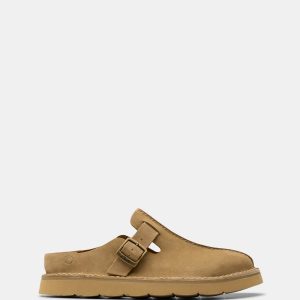 Solsbury Mule Dark Sand Suede