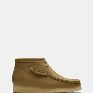 Wallabee Boot (m) Dark Olive Leather