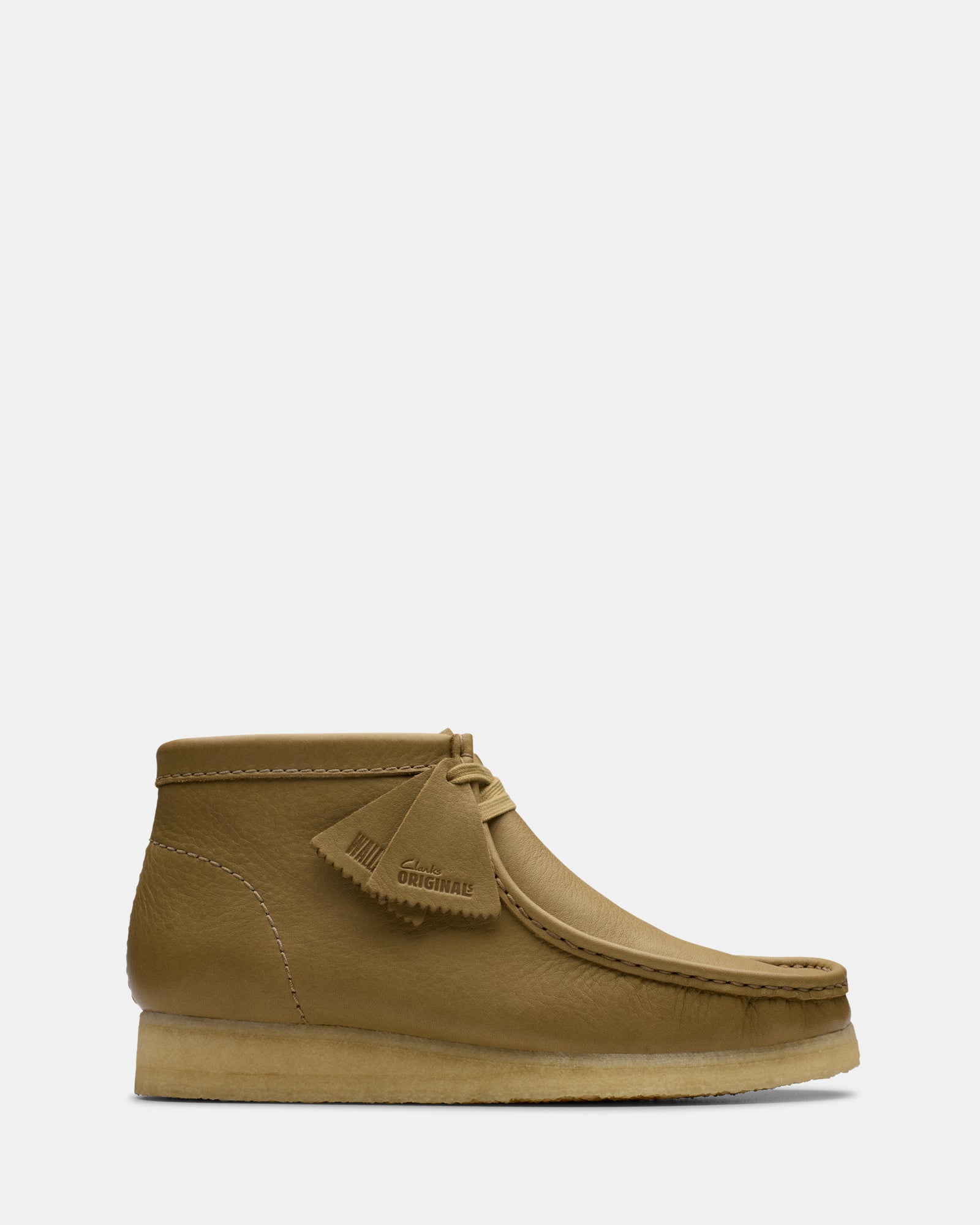 Wallabee Boot (m) Dark Olive Leather