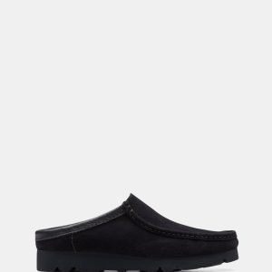 Wallabee Slip Black Suede