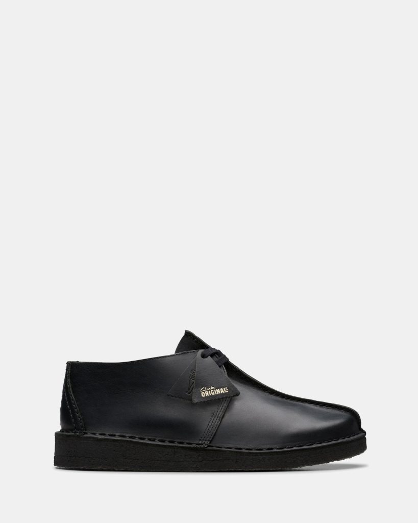 Desert Trek (m) Black Smooth Leather