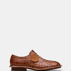 Cur Derby M Tan Leather