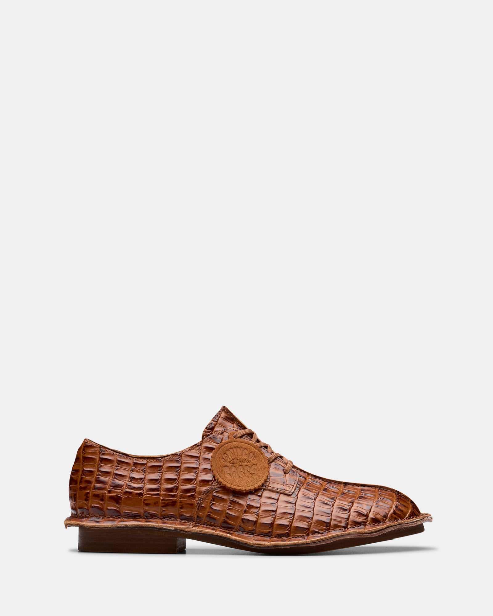 Cur Derby M Tan Leather