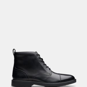 Aldwin Cap Black Leather