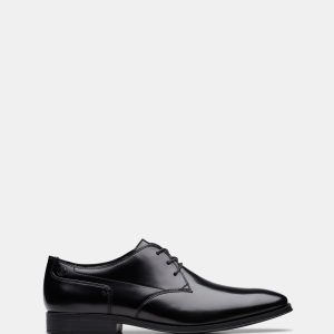 Paulton Lace Blk Hishine Leather