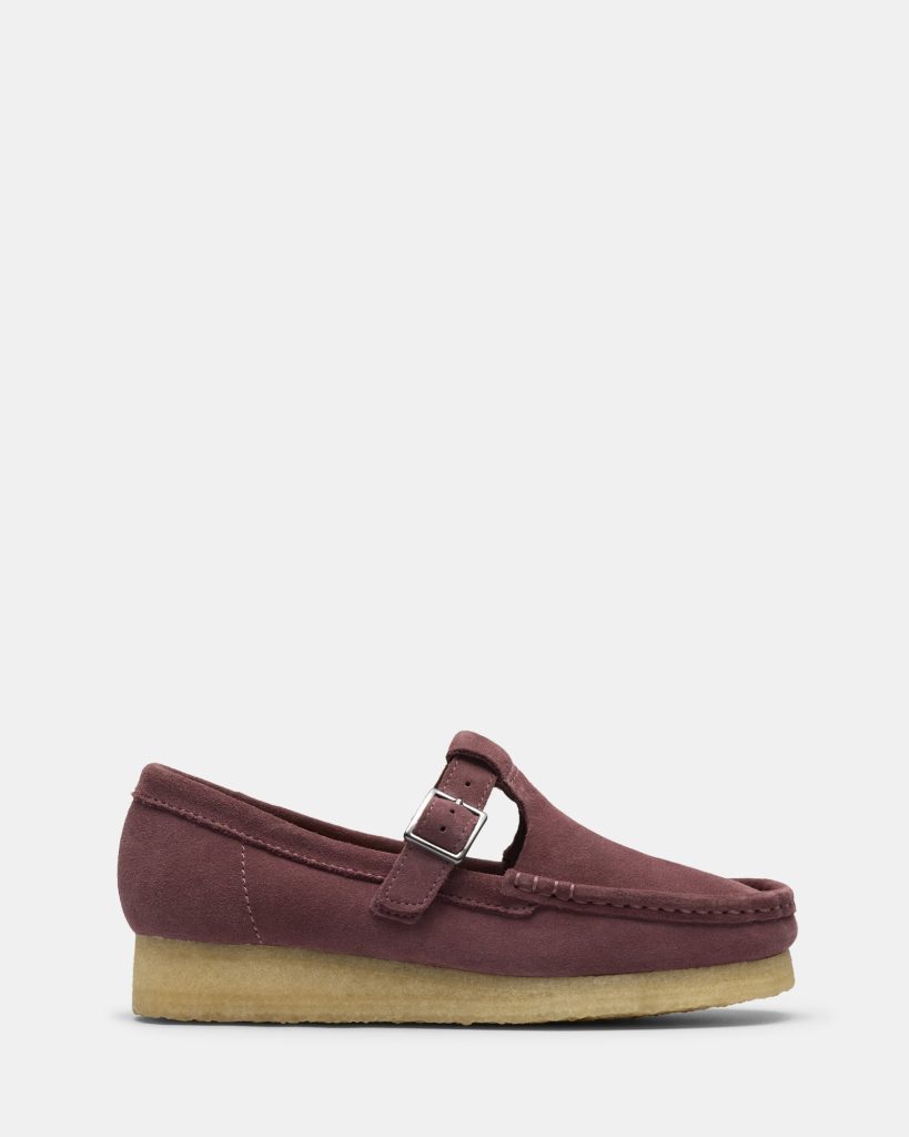 Wallabee Tbar Rose Brown Suede