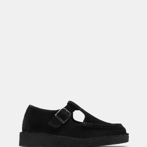 Nomad T Bar. (w) Black Suede