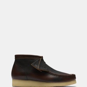 Wallabee Boot (m) Dark Tan Combi