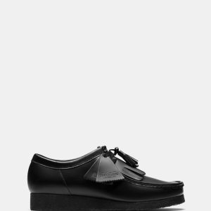 Wallabee (m) Black Hishine Leather