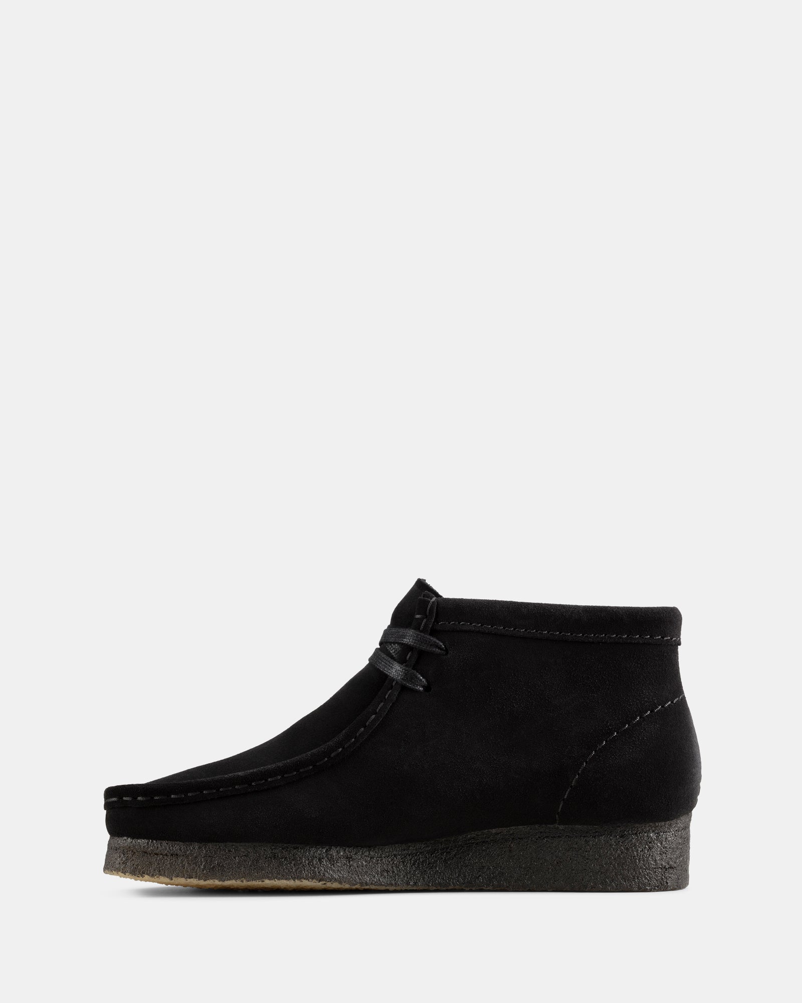 Wallabee Boot. (W) Black Suede - Image 4