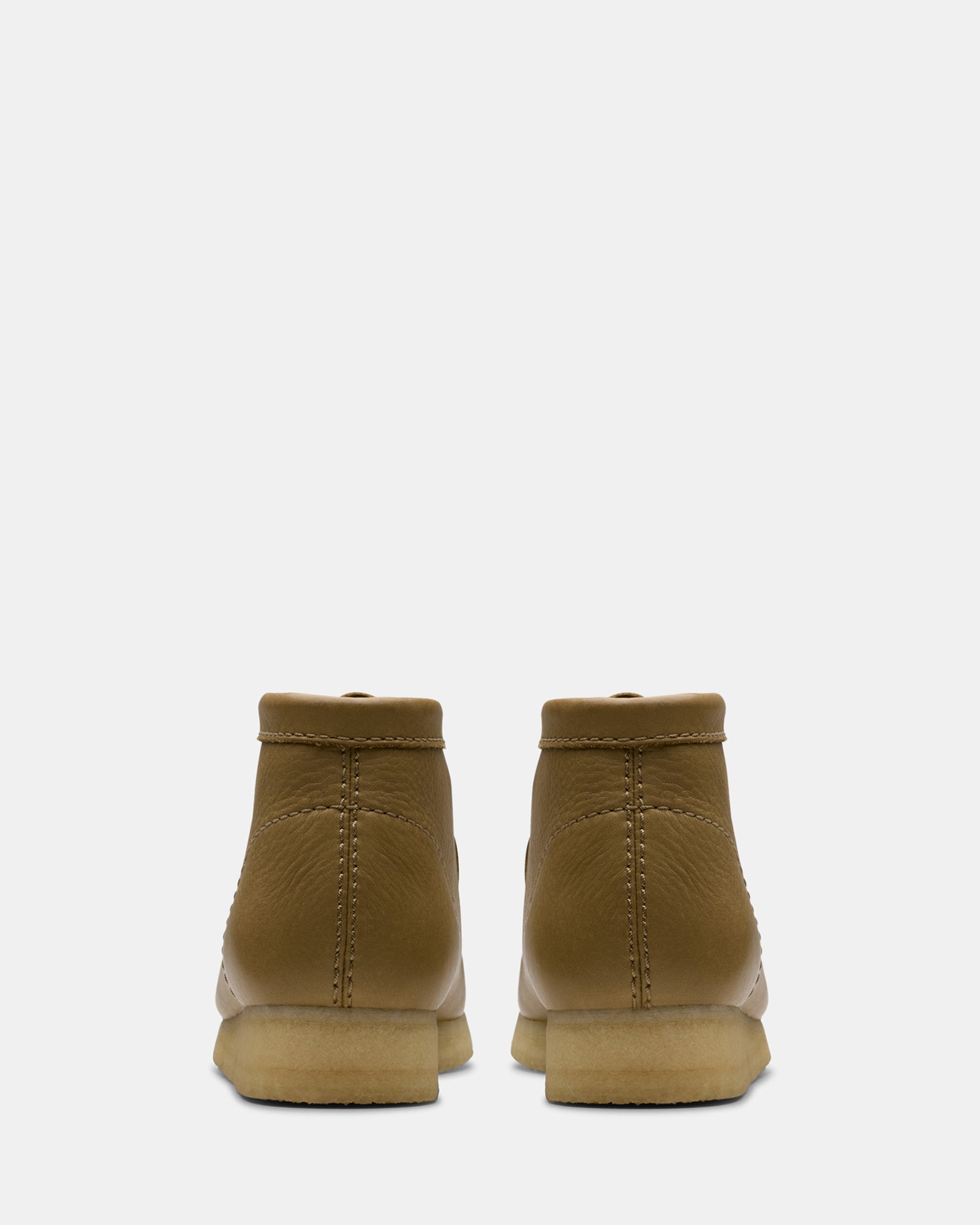 Wallabee Boot (m) Dark Olive Leather - Image 5