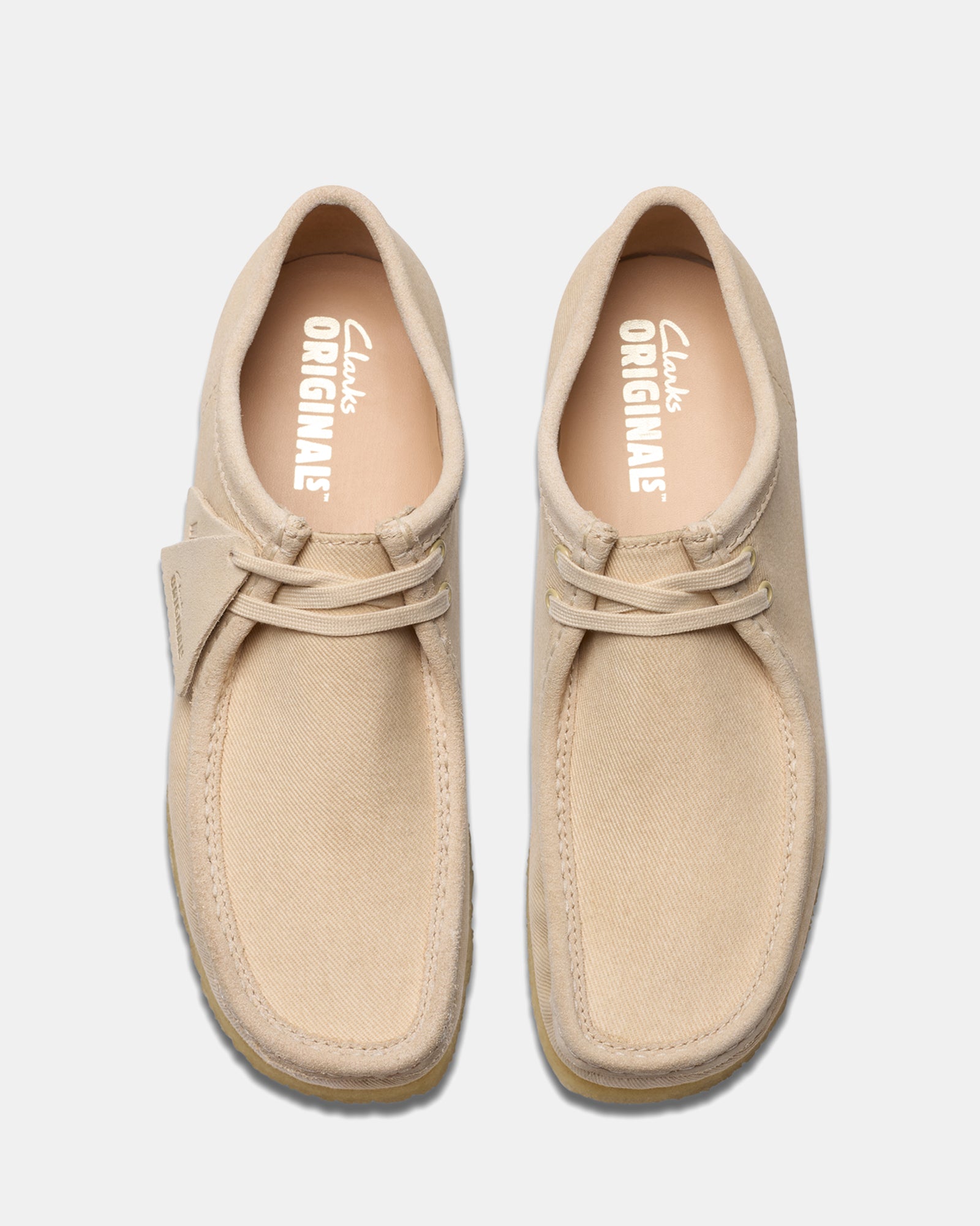 Wallabee (m) Taupe Canvas - Image 4