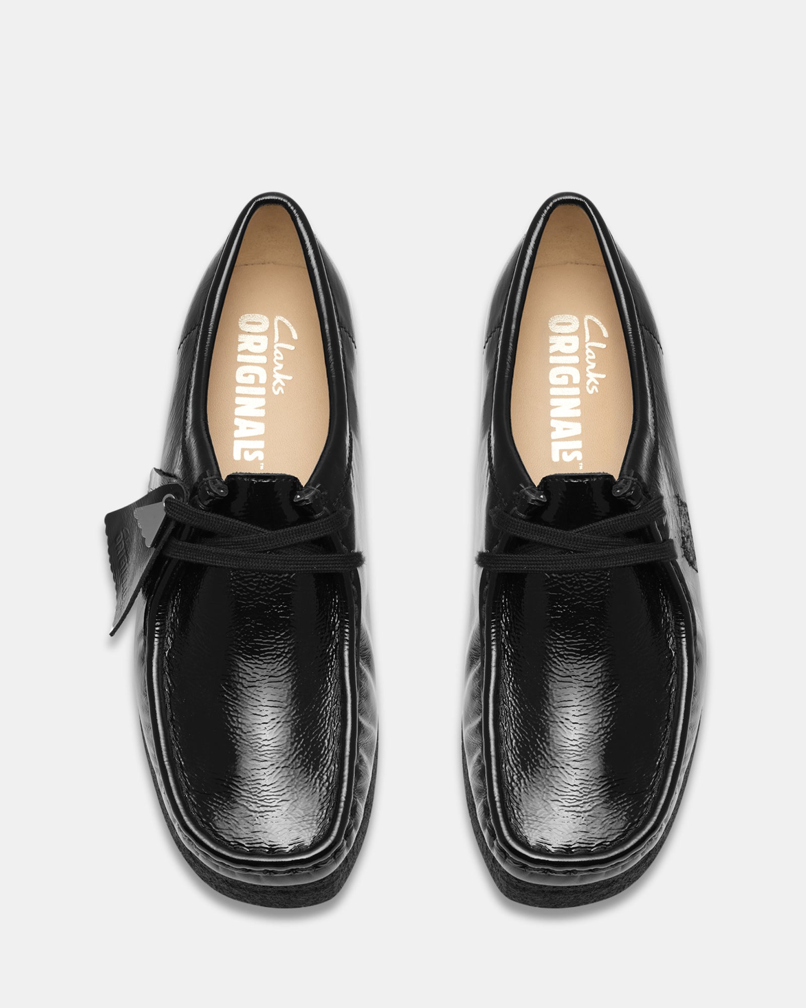 Wallabee. (w) Black Patent - Image 6